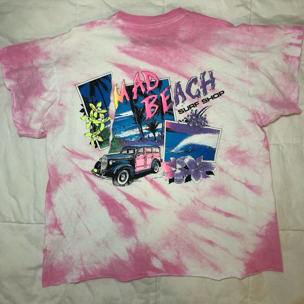 Vintage T Shirt Mad Beach Surf Shop Tampa, FL 90s